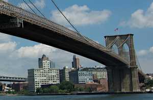 Robert Odlum, de eerste die van de Brooklyn Bridge sprong